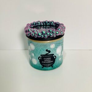 Bath & Body Works Halloween Collection Candy Apple Cauldron 3-Wick Candle